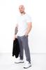 Men’s Double-Knit Active Pants – Adjustable Drawstring Waist & Comfortable Fit, Any Season, 8338-057-2 HC