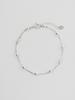 Ound Oval Ball Silver Chain Bracelet