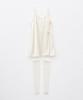 Cluny Satin Layered Slip Dress - Cream