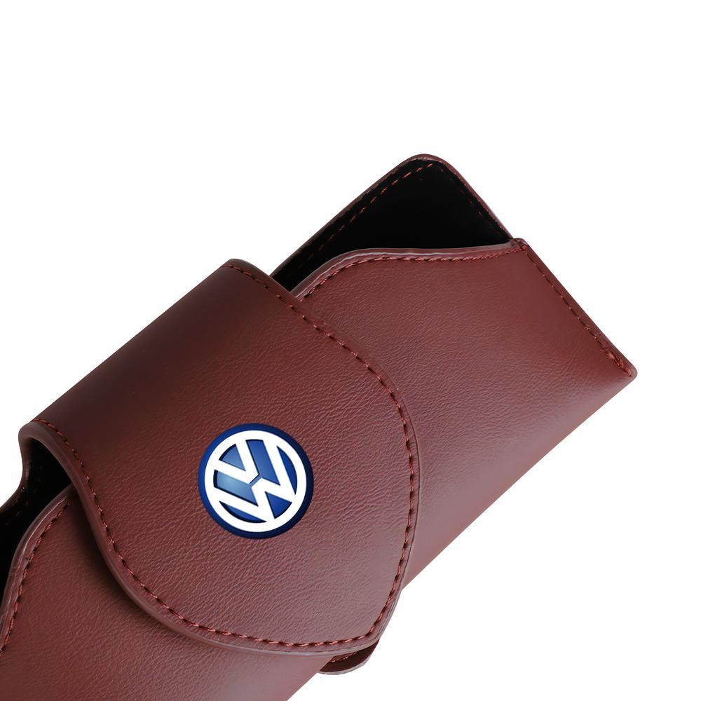 Car Glasses Case Sunglasses Storage Box Auto Eyeglasses Storing Clip For Volkswagen VW Polo Sharan Golf Scirocco Touran Touareg zk0