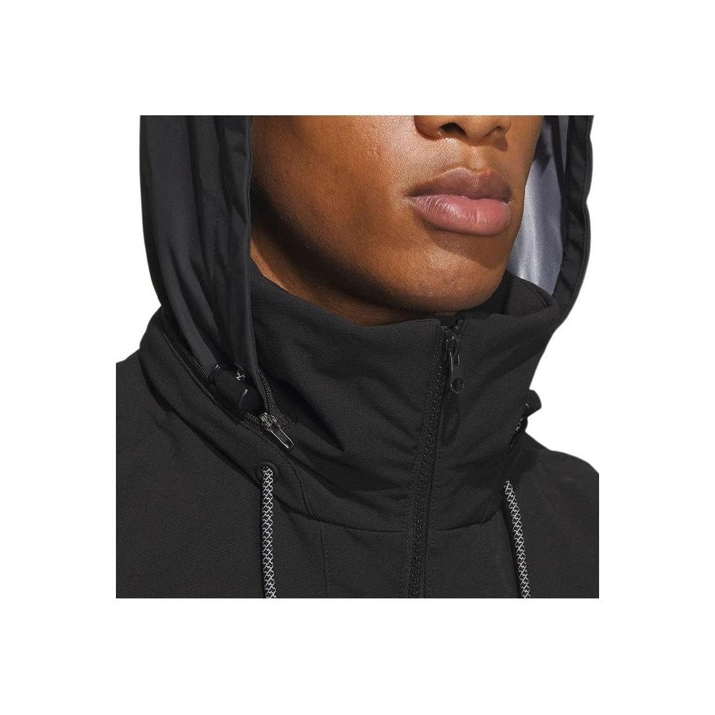 adidas Future Style Jacket Reflective Stripes Color Block Sports Casual Hooded Jacket Men Jacket Black IM9059