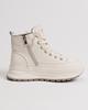 High Platform Boots Lola Andy 52060 36 Milky Leather Wool