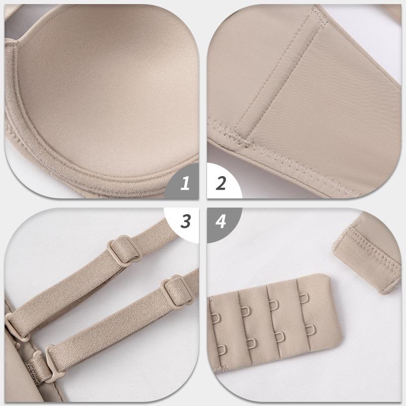 Large Size Seamless Bra for Women Push-up Bra for Large Breasts Small Size Anti-sagging Breathable Bra