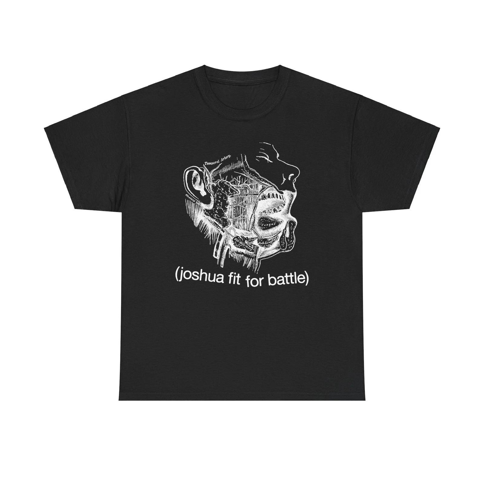 Joshua Fit For Battle Unisex Black T - Shirt S-5XL Q4124 M