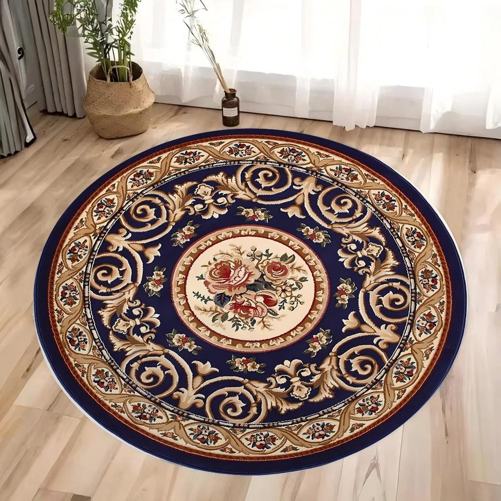 Round Persian Round Mat Round Carpet Bathroom Mat Home Decor Living Room Kitchen Rug Rugs for Bedroom Gift