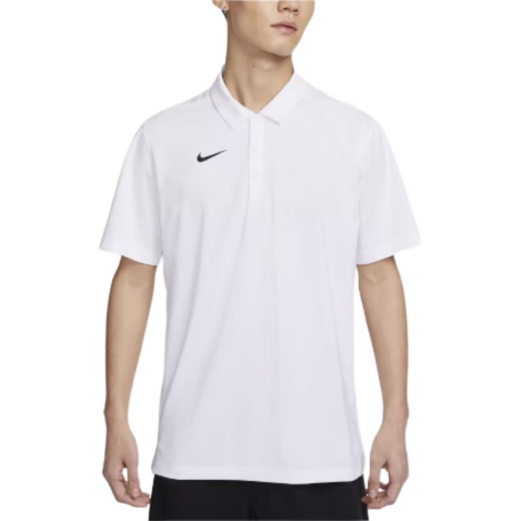 New Nike Dri Fit Polo Shirt Men's White IB8831-100