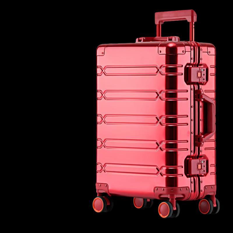 OEING Aluminum Magnesium Alloy Trolley Luggage