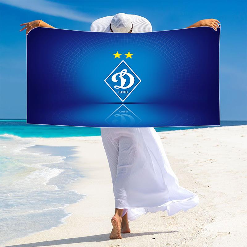 FC Dynamo Moscow Print Beach Towel, Large Soft Quick Dry Towel for Beach Camping Swimming