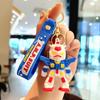 Creative Transformers Gundam PVC Keychain - Cartoon Design for Car, Backpack, or Bag Pendant, Ideal Small Gift