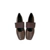 Retro French Style Cool Mary Jane Shoes Women's 2025 Niche Design Ballet Texture Fashion Shoes