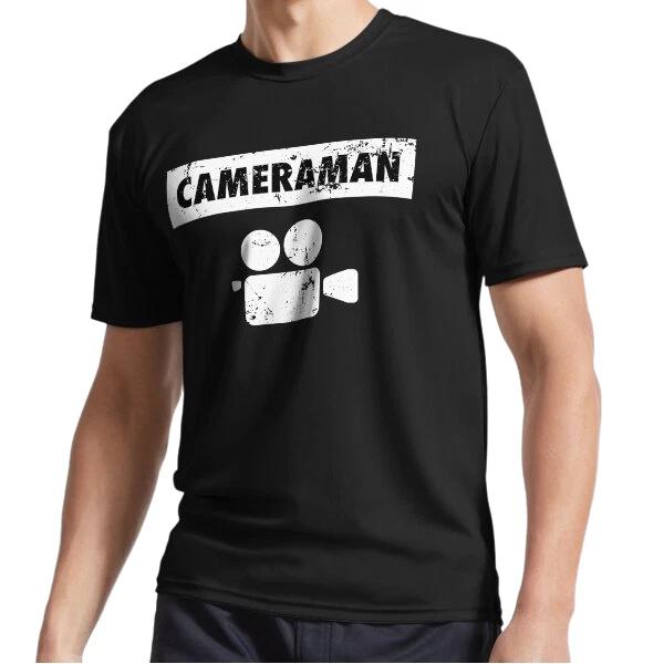 

New Film Video Camera Operator Cameraman DOP Logo T-Shirt Funny Size S to 5XL M