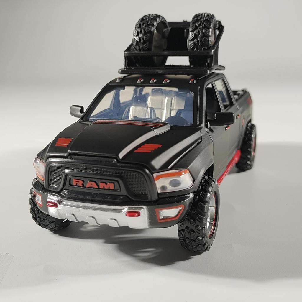1:32 Dodge RAM TRX Off Road SUV Pickup Truck Legierung Druckguss Modellauto Ton & Licht Simulation Sammlung Kinder Spielzeug Geschenke Kinder