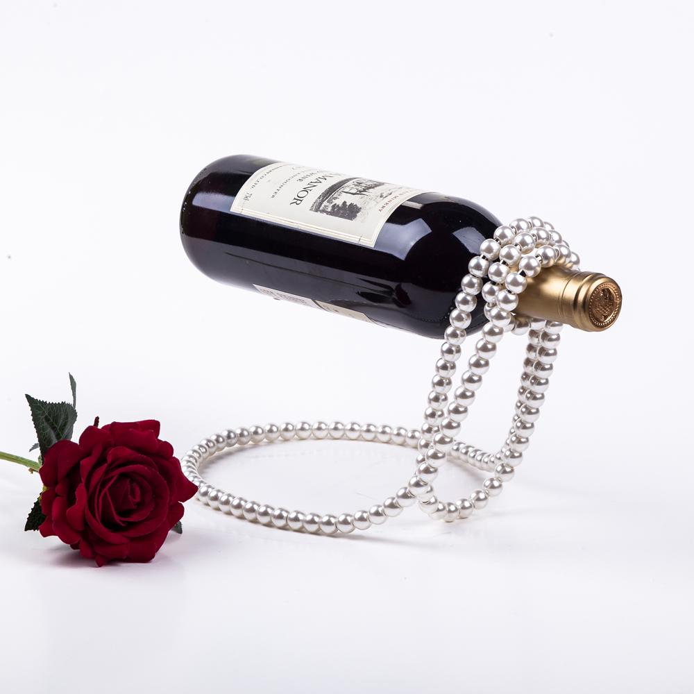 

Pearl Necklace Wine Rack Suspended Wine Rack Creative Home Desktop Decorations Crafts Furnishings Gifts