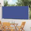 vidaXL Retractable Side Awning 117×314 Cm Blue