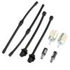 8 Unit Fuel and Oil Line Replacement Kit for 52CC 58CC Chainsaw Fit 4500 5200 5800 Models Engine Service and Component Swap