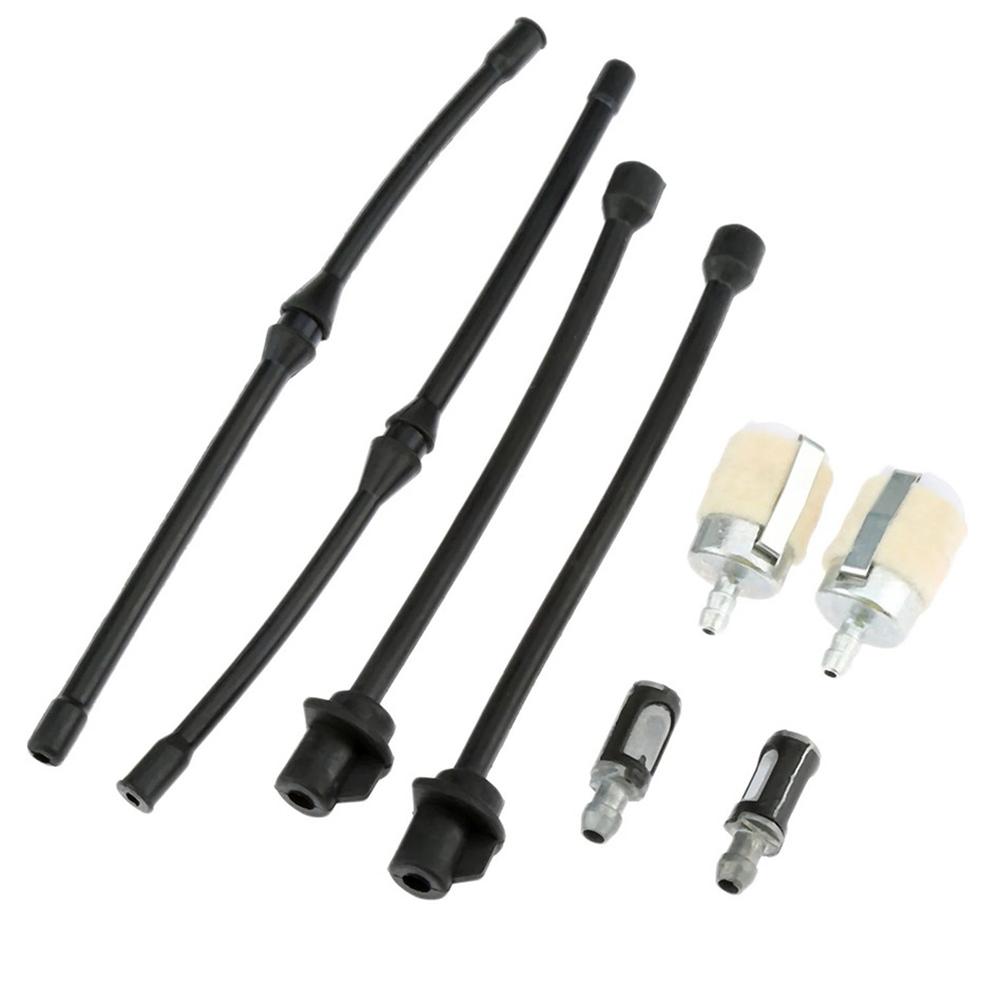8 Unit Fuel and Oil Line Replacement Kit for 52CC 58CC Chainsaw Fit 4500 5200 5800 Models Engine Service and Component Swap