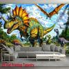 Dinosaur Fantasy Theme Digital printing polyester wall tapestry suitable for use in living rooms bedrooms offices bars party