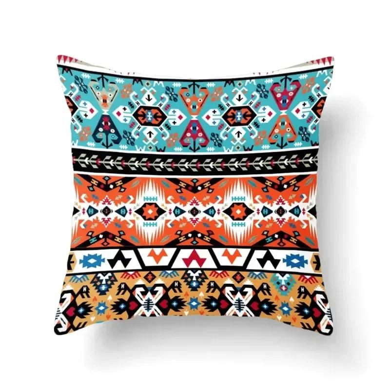 Office Sofa Car Cushion Cover Luxury Home Decor Pillow Cover Mandala Style Pattern