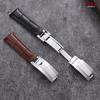20mm Genuine Leather Watch Band for Rolex Water Ghost SUBMARINER Yacht-Master DAYTONA GMT Slub Cowhide Straps Watch Accessories