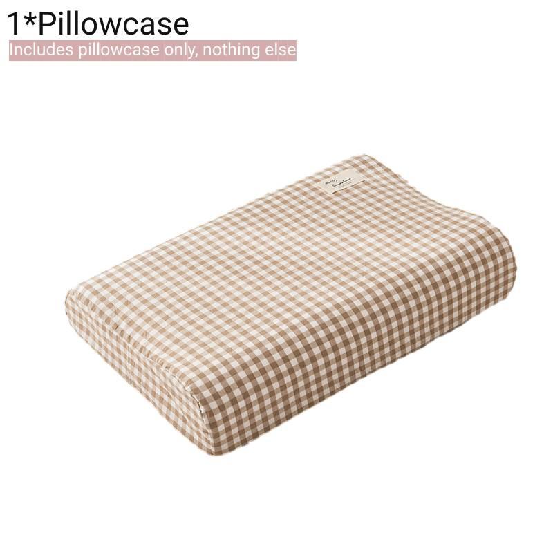 Hypoallergenic Cotton Latex Pillowcase Soft And Skin-friendly 50x30cm Memory Foam Pillow Cover All Seasons Pillowcase