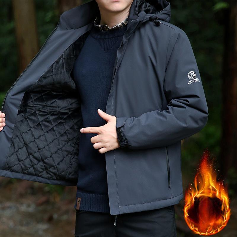Wodoodporna Wiatroodporna Kurtka Taktyczna Męska Ciepła Pluszowa Casualowa Outdoorowa Wspinaczka Górska Polar Regularna Kurtka Jesień Zima