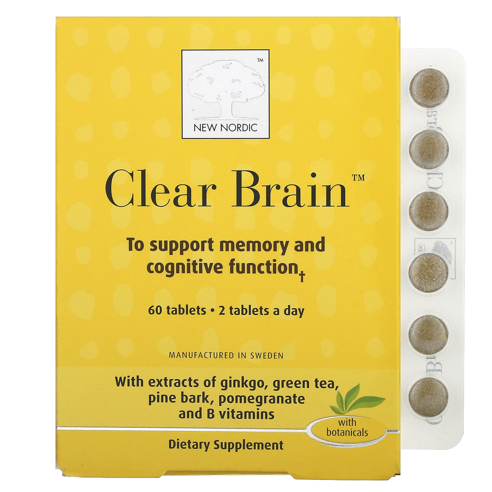 

Clear Brain, 60 tablets