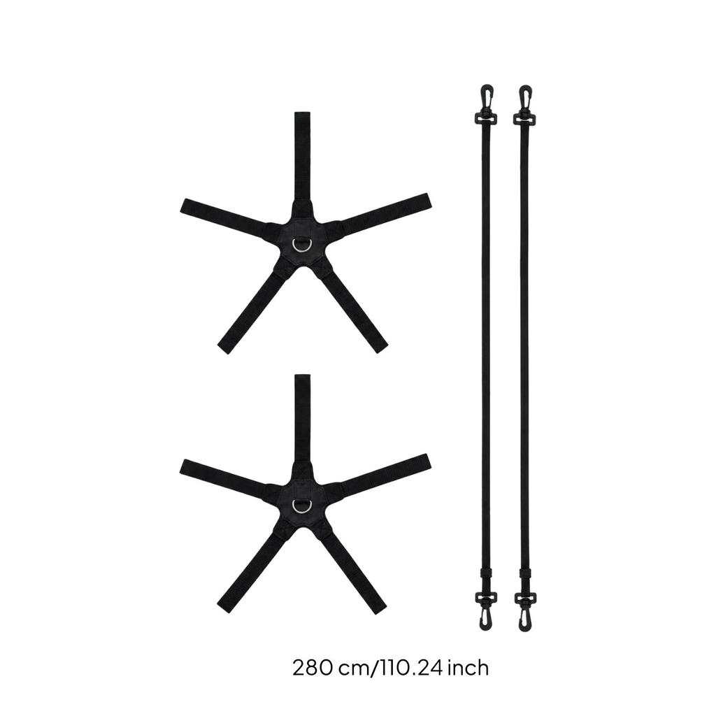 Hanging Volleyball Training Strap Adjustable with Elastic Cords Lightweight