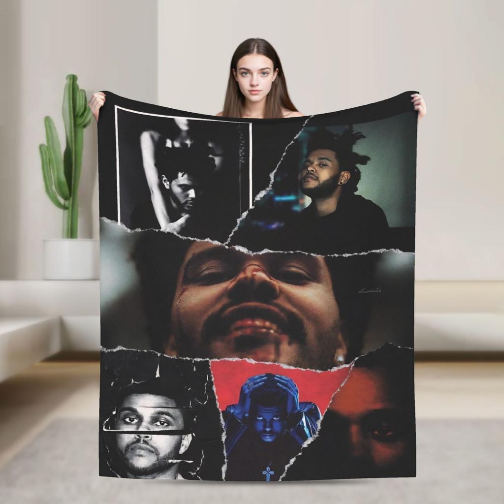 The Weeknds Super Soft Blankets Boy Girl Plush Bedding Throws Aesthetic Outdoor Flannel Bedspread Sofa Bed Cover