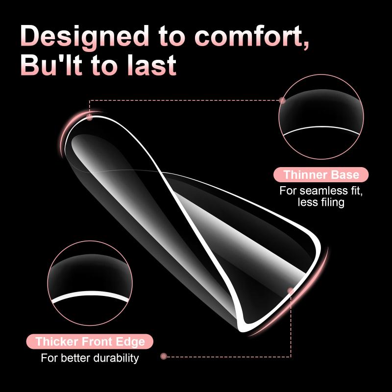 120/240Pcs Oval Fake Nails Press On Nails Art For 6-12 Years Girls The Short Artificial Fake Nails Full Cover Nail Set