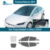 Solar UV Protector Tint Film for Tesla Model X 2022 2023 2024 Front Rear Side Windows