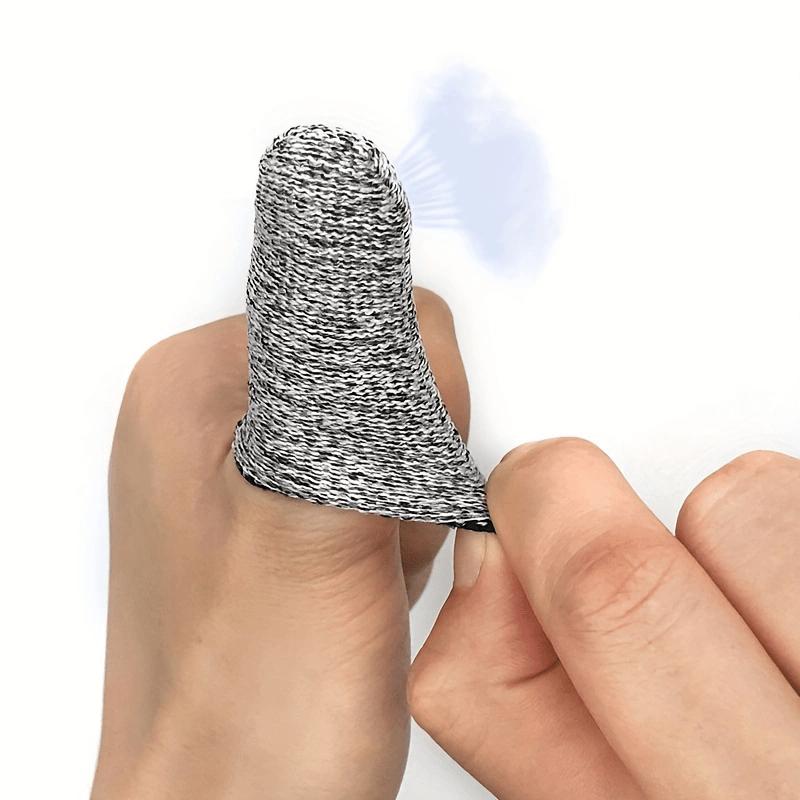 10 ks Kryt na prst proti pořezání Chránič prstu Rukáv Vysoce pevné Bezpečné Flexibilní Rukavice na konečky prstů proti pořezání Kuchyňský nástroj