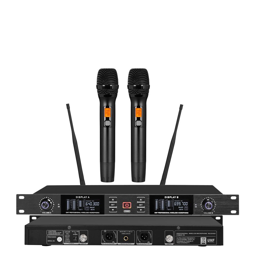 KTV U-Band Infrared Wireless Lavalier & Headset Microphone for Stage & Conference P-82O