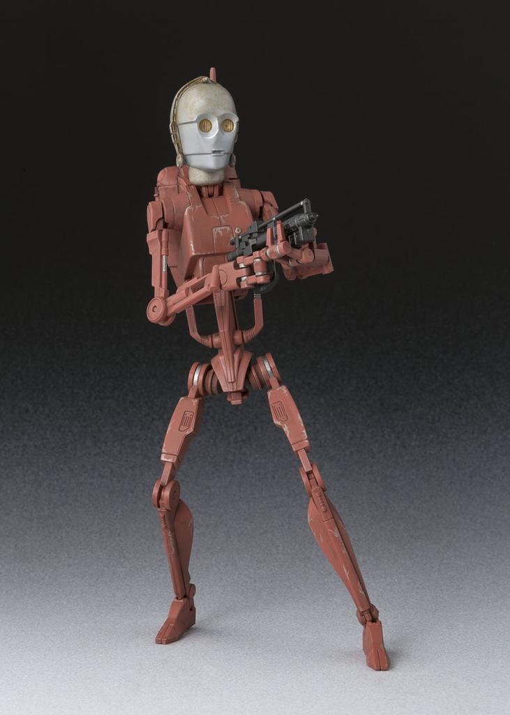 TAMASHII NATIONS Star Wars Battle Droid Geonosis Color 155mm Malovaná Pohyblivá Figurka S.H.Figuarts Cca. ABS a PVC