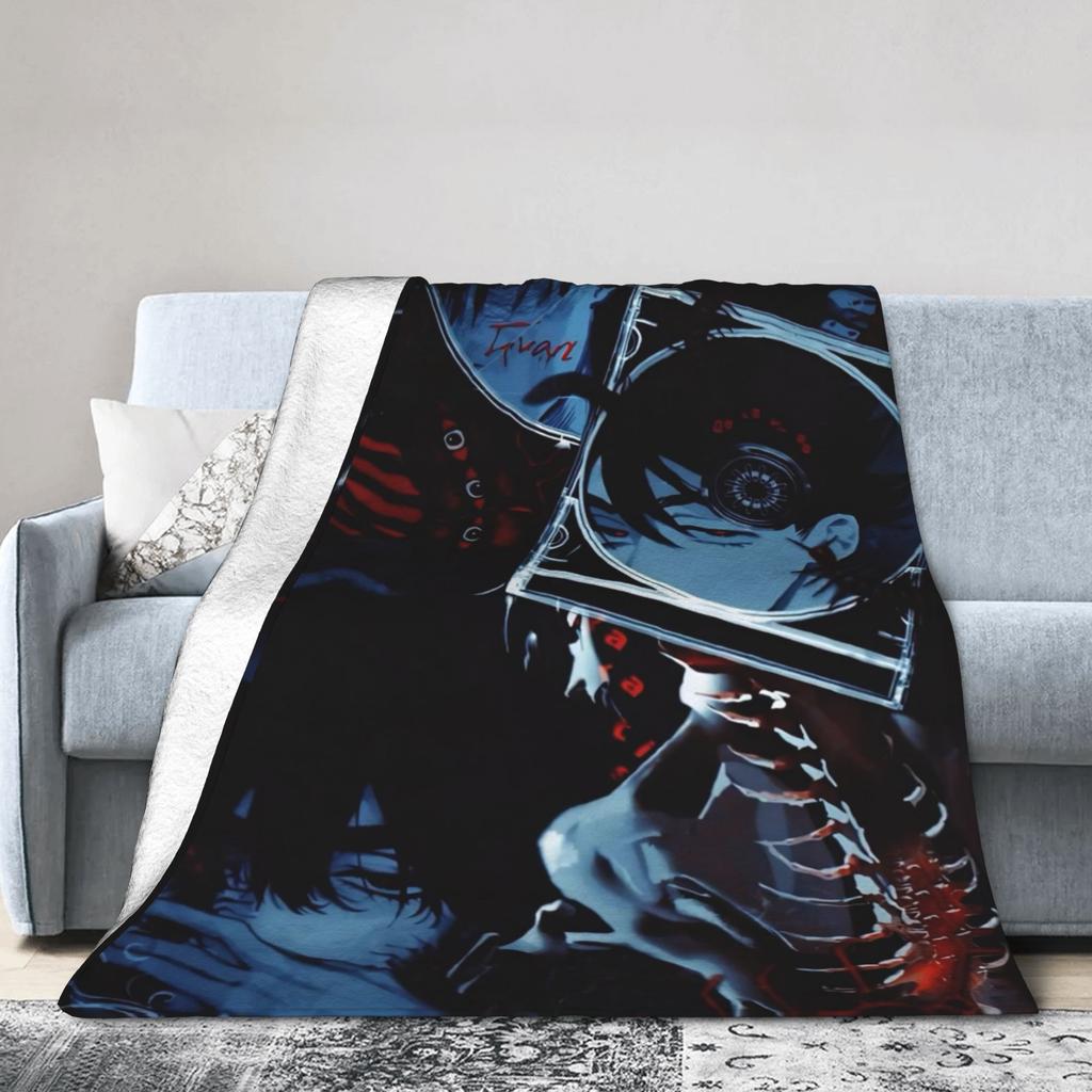 Super Soft Ivan Alien stage Anime Throw Blanket Premium Flannel Fleece Lightweight Bed Blanket Fuzzy Plush Blankets All Season