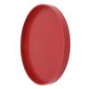 Food Meals Serving Wooden Tea Tray Round Wine Red Round Tea Plate Non-Slip Solid Wood Red Serving Tray Restaurant