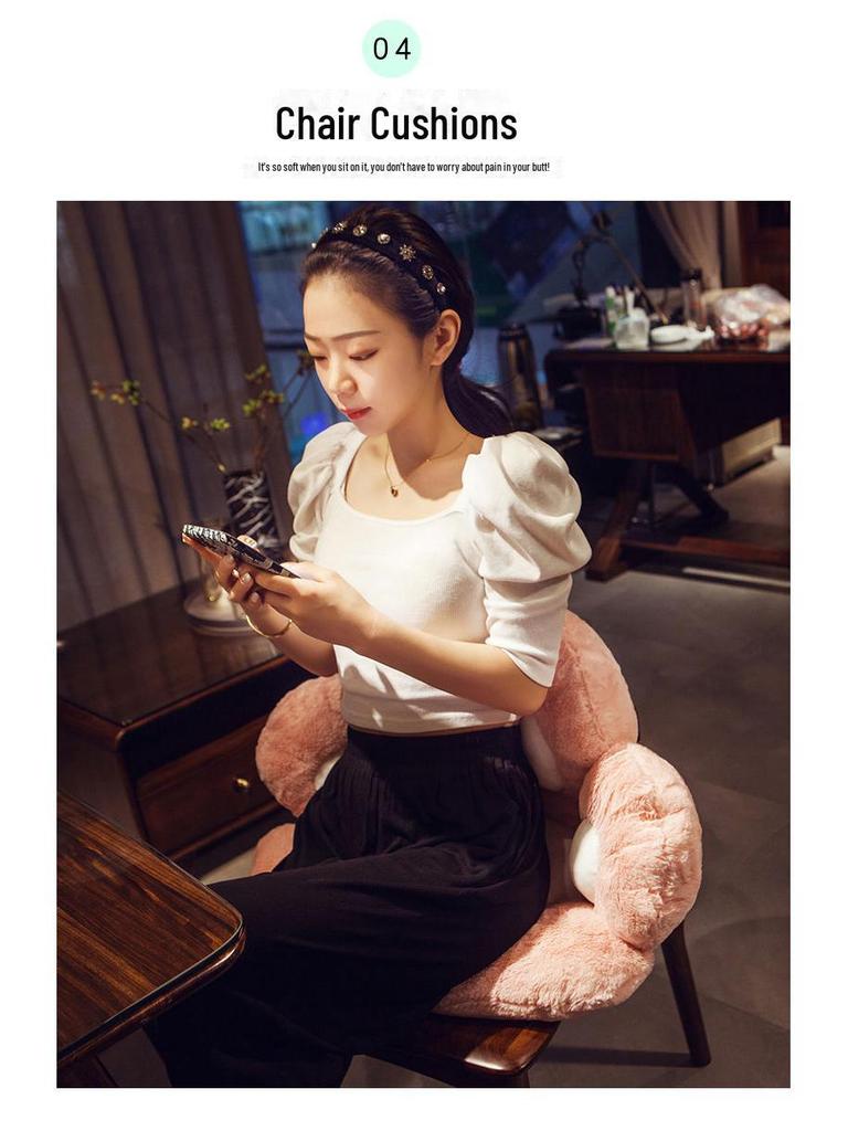 Student Langer Sitzstuhl Kissen - Verdickt, Superweich, Lendenwirbelstütze