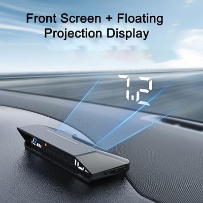 Car Head Up Display HUD Gauge OBD2 Driving Computer Temperature Speedometer