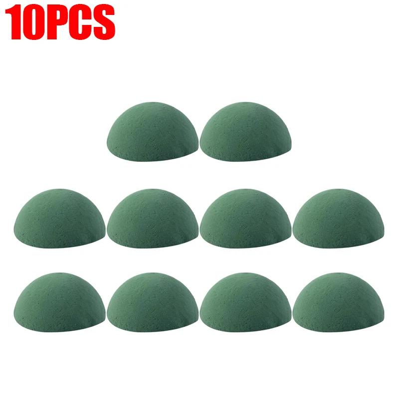 Green Floral Foam Ball Cuttable Fresh & Artificial Flower Foam Block DIY Arrangement Wedding Decoration Dry Wet Absorbent Bricks