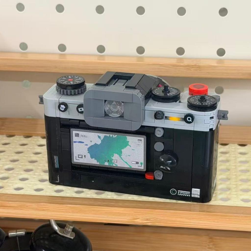 Retro Camera Building Blocks, High-Quality Abs Particles, Birthday Gift, Valentine'S Day Gift, Christmas Gift