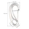 Heavy Duty Stainless Steel 304 Marine Grade Boat Fender Hooks  for Bucket / Camping / Hiking, 70mm Snap Hooks