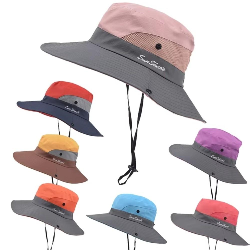 Foldable Fishing Sun Hat Outdoor Bucket Hat Fashion Fisherman's Hat Cycling Travel
