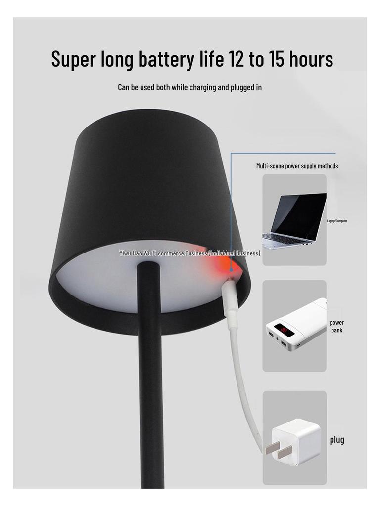 A6T Creative Wireless Ultra-Minimalist Floor Lamp: Luxury Bedside and Living Room Light with Charging Feature.