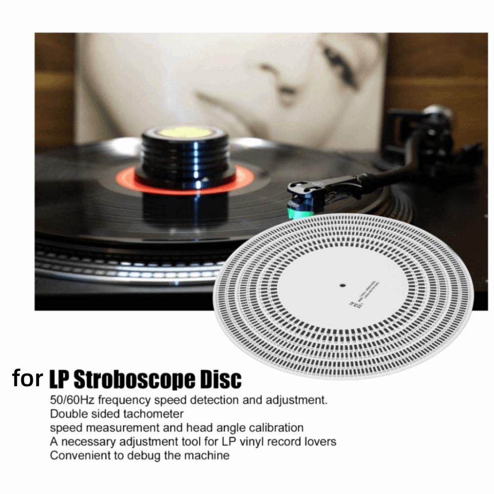 Double-sided Function Calibration Disc Strobe Disc Mat for Turntable Maintenance