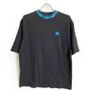 ACNE STUDIOS Black x Blue Face Patch T-Shirt tops M blackUsed
