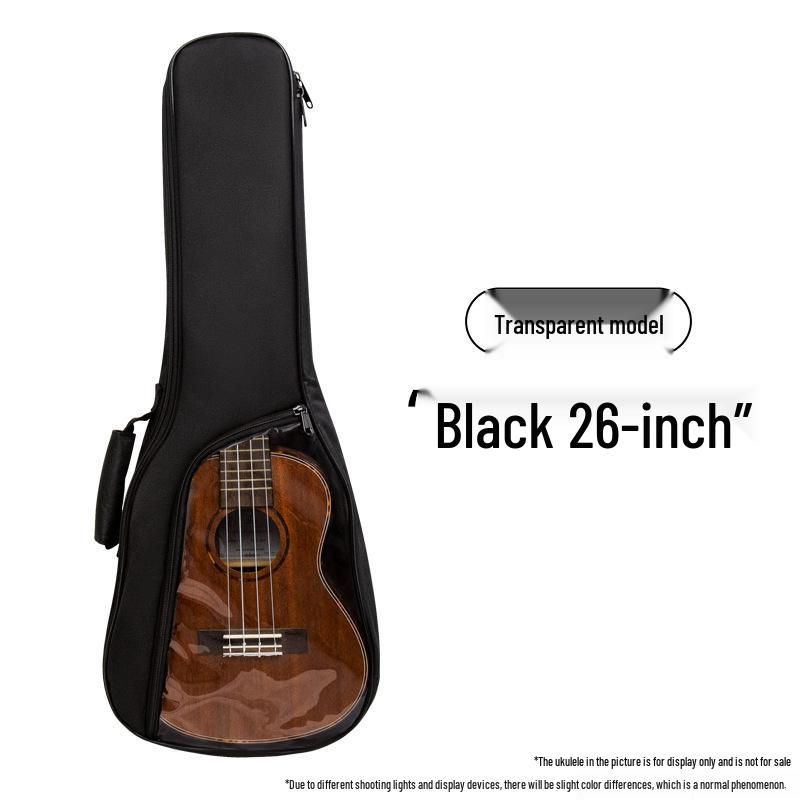 Rockman Ukulele Case: Padded Double-Shoulder Bag for 23" & 26" Ukuleles