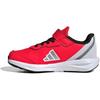 Adidas Kids Faito EL Sneakers Lucid Red/Silver Metallic/Footwear White Unisex 21.0 Cm