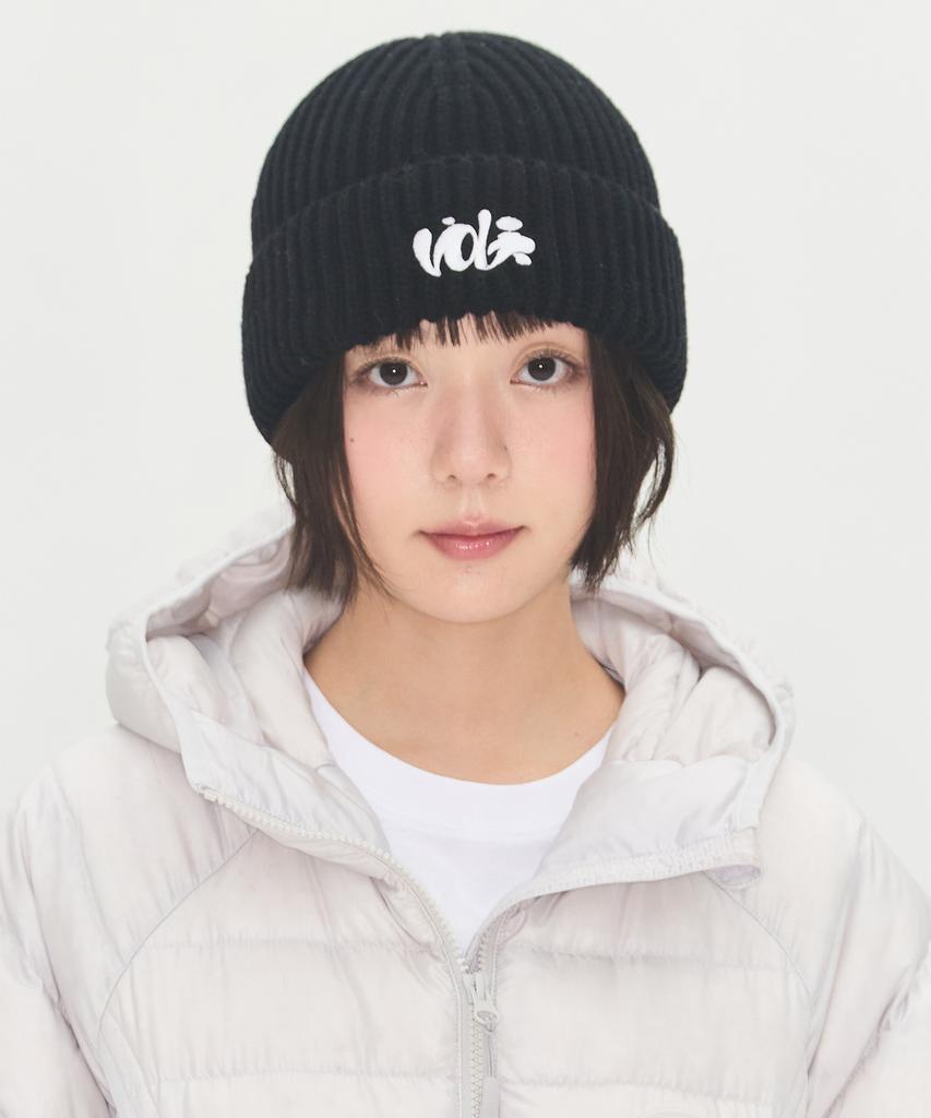 Wool Beanie With Video Jaki [Black]
