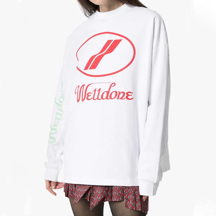 WE11DONE Logo Print Sweatshirt WD-TP4-20-712-U-WH