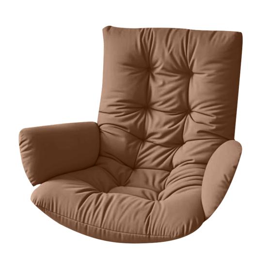 Waterproof Egg Chair Cushion Thicken Patio Hanging Basket Chair Cushion Egg Chair Cushion with Armrests for Indoor Outdoor Basket Swing