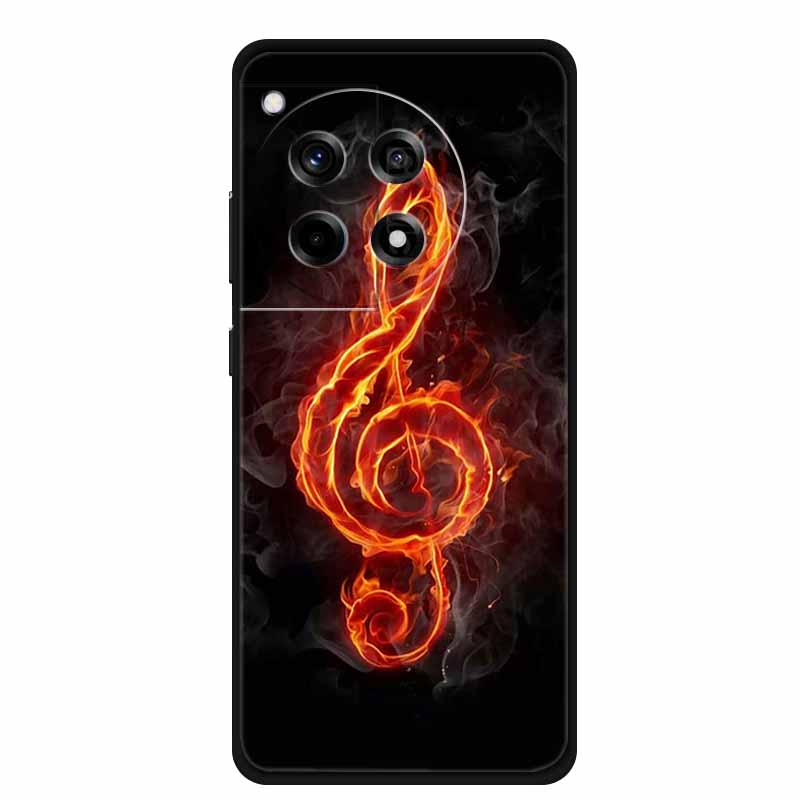 For OnePlus 12R Case Animals Soft Silicone TPU Phone Cases Back Cover For OnePlus Ace 3 ACE3 5G Wolf Protective Cute Girl Shell